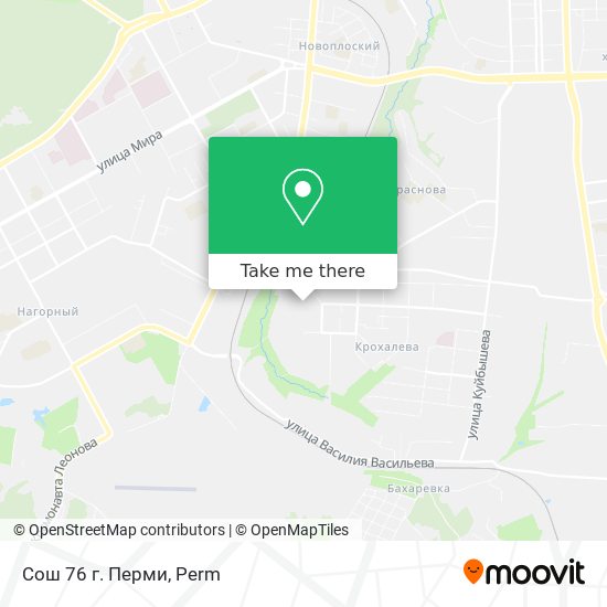 Сош 76 г. Перми map