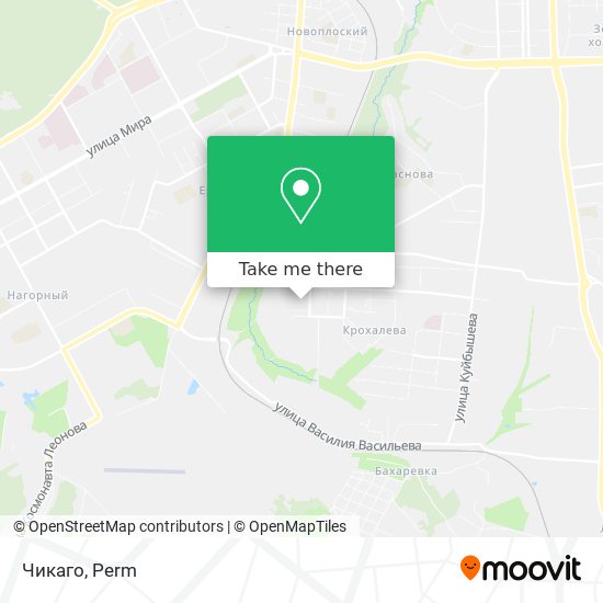 Чикаго map