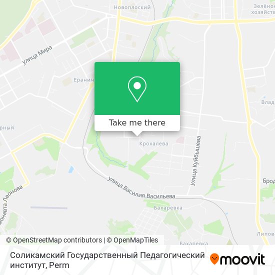 Соликамский Государственный Педагогический институт map