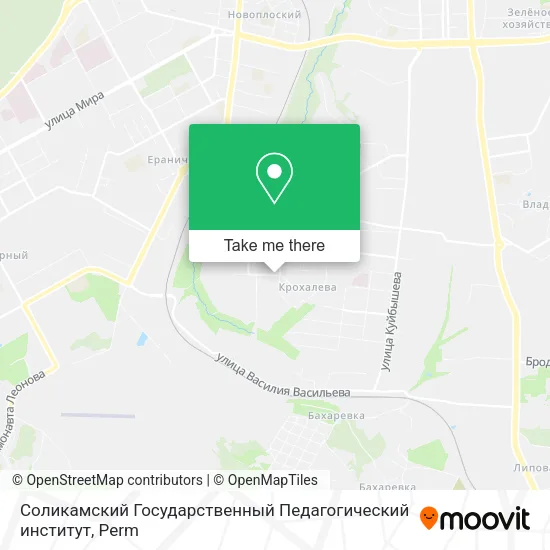 Соликамский Государственный Педагогический институт map