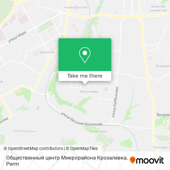 Общественный центр Микрорайона Крохалевка map