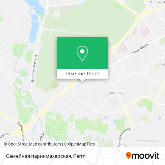 Семейная парикмахерская map