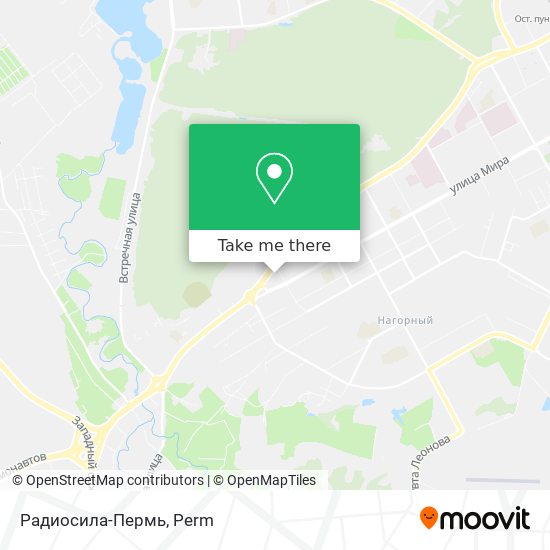 Радиосила-Пермь map