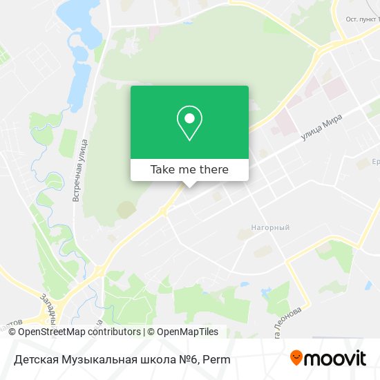 Детская Музыкальная школа №6 map