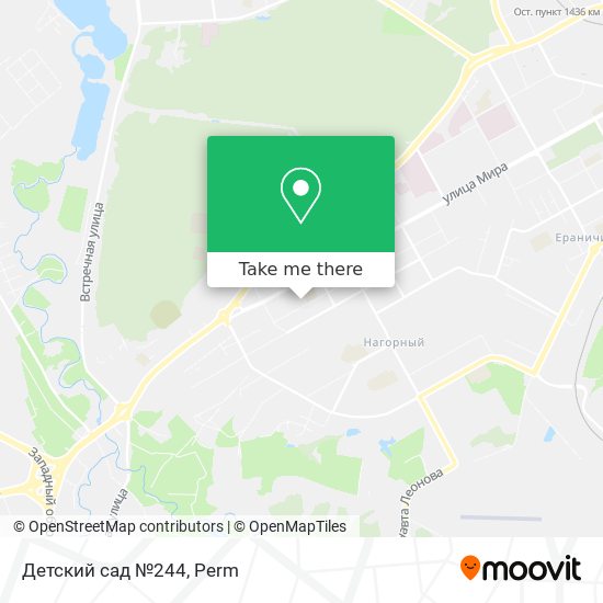 Детский сад №244 map