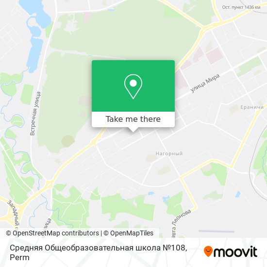 Средняя Общеобразовательная школа №108 map