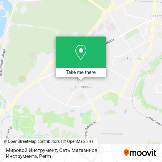 Мировой Инструмент, Сеть Магазинов Инструмента map