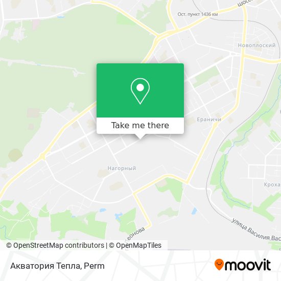 Акватория Тепла map