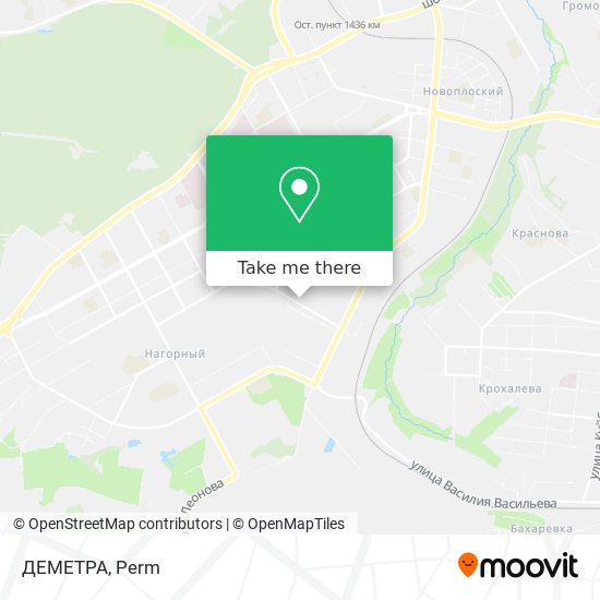 ДЕМЕТРА map