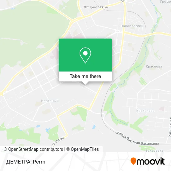 ДЕМЕТРА map