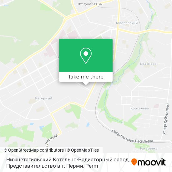Нижнетагильский Котельно-Радиаторный завод, Представительство в г. Перми map