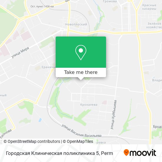 Городская Клиническая поликлиника 5 map