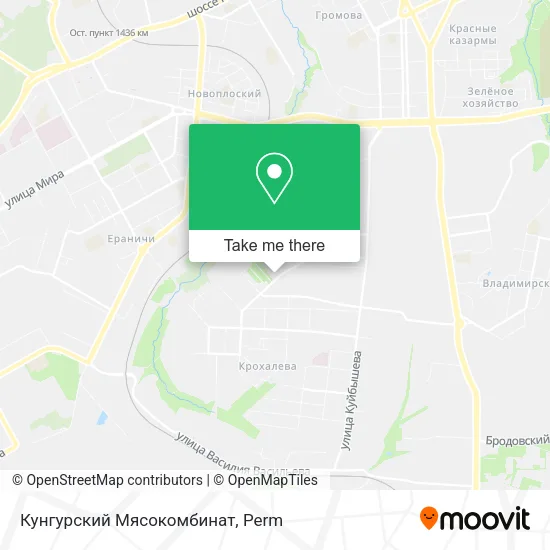 Кунгурский Мясокомбинат map