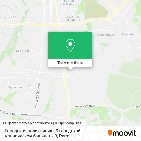 Городская поликлиника 3 городской клинической больницы 3 map