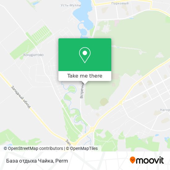 База отдыха Чайка map