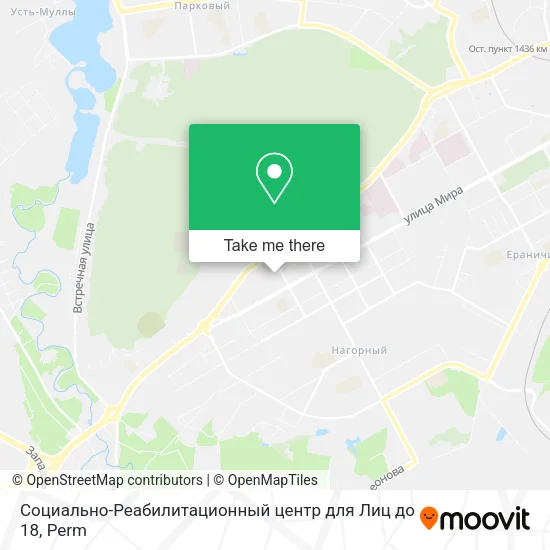 Социально-Реабилитационный центр для Лиц до 18 map