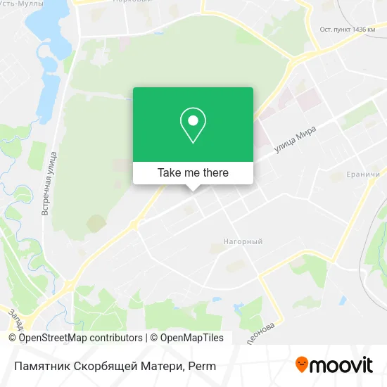 Памятник Скорбящей Матери map