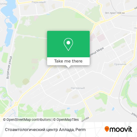 Стоамтологический центр Аллада map