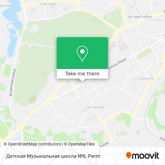 Детская Музыкальная школа №6 map
