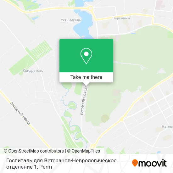 Госпиталь для Ветеранов-Неврологическое отделение 1 map
