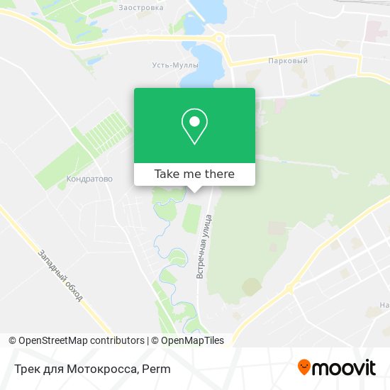 Трек для Мотокросса map