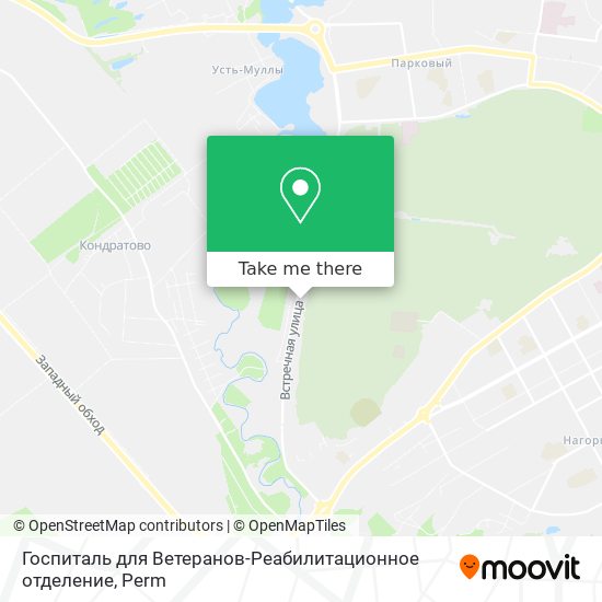 Госпиталь для Ветеранов-Реабилитационное отделение map