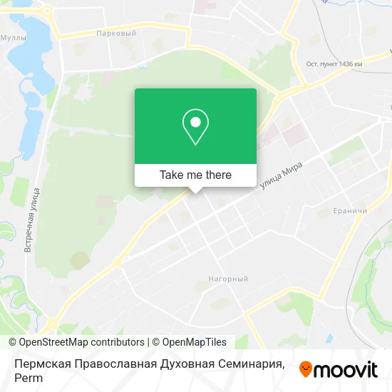 Пермская Православная Духовная Семинария map