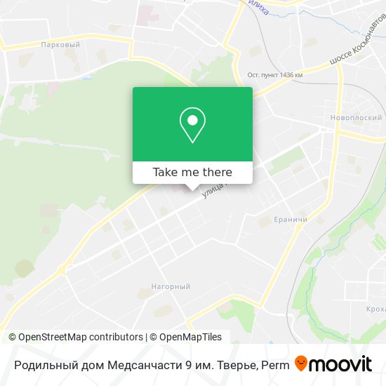 Родильный дом Медсанчасти 9 им. Тверье map