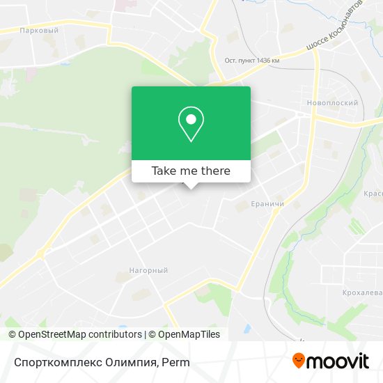 Спорткомплекс Олимпия map