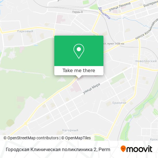 Городская Клиническая поликлиника 2 map
