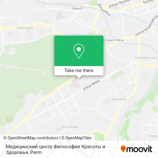 Медицинский центр Философия Красоты и Здоровья map