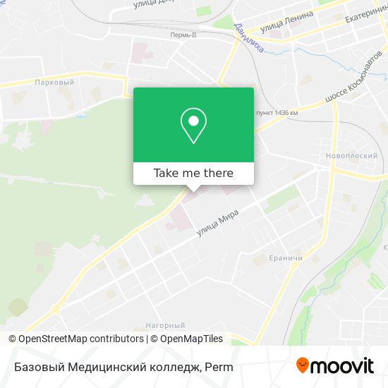 Базовый Медицинский колледж map