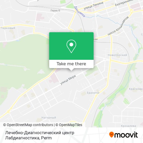 Лечебно-Диагностический центр Лабдиагностика map