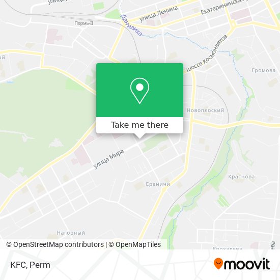 KFC map