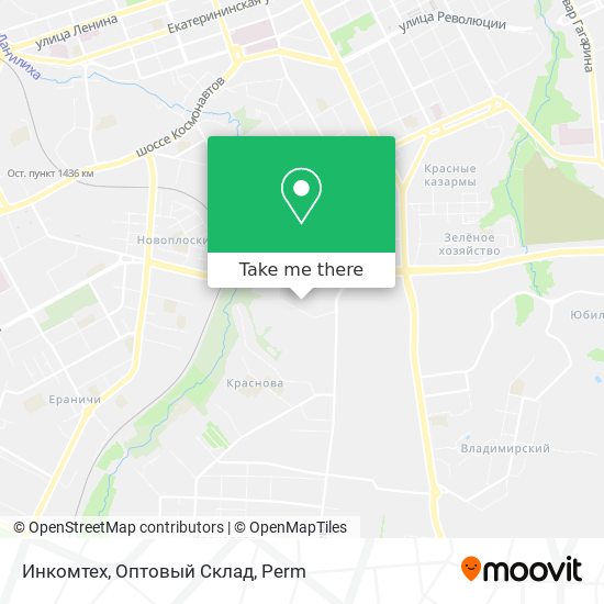 Инкомтех, Оптовый Склад map