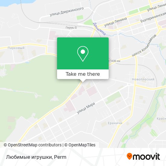Любимые игрушки map
