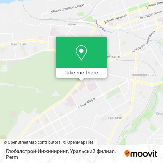Глобалстрой-Инжиниринг, Уральский филиал map