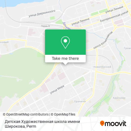 Детская Художественная школа имени Широкова map
