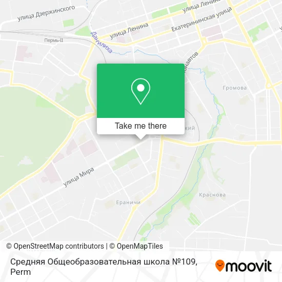Средняя Общеобразовательная школа №109 map