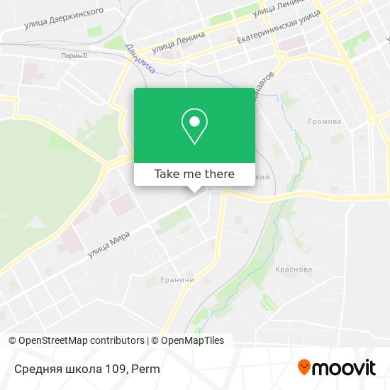 Средняя школа 109 map