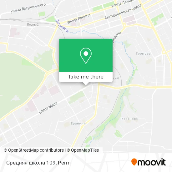 Средняя школа 109 map