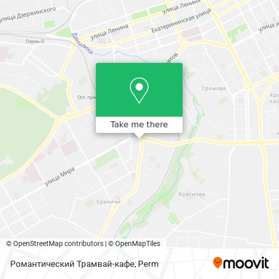 Романтический Трамвай-кафе map