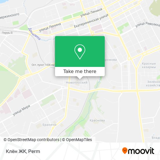 Клён ЖК map