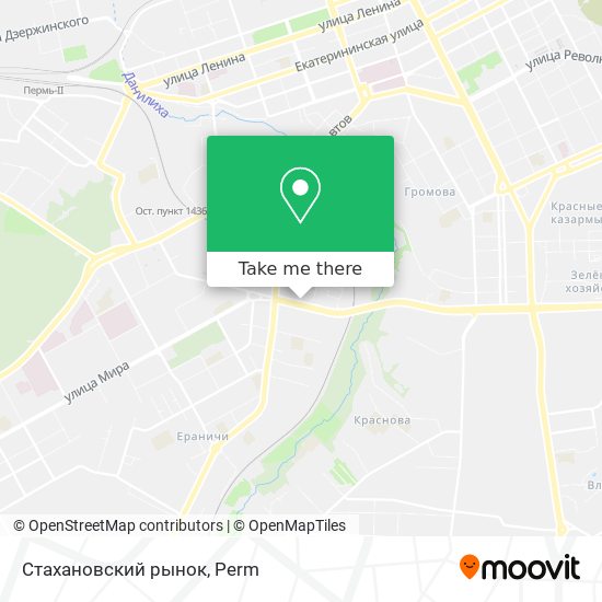 Стахановский рынок map