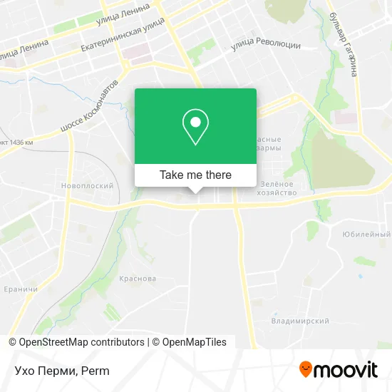 Ухо Перми map