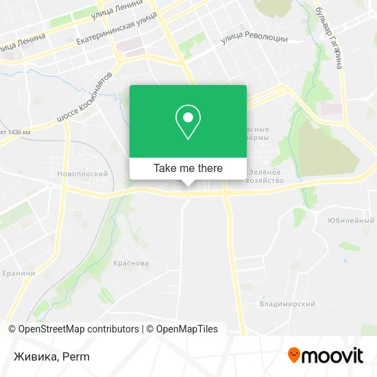 Живика map