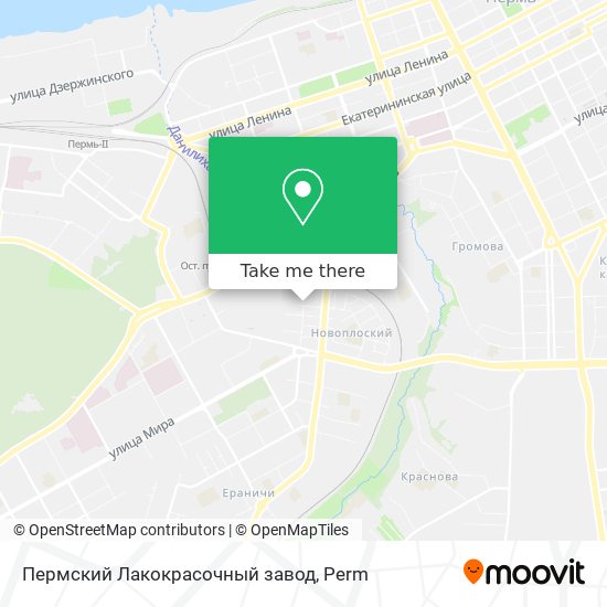 Пермский Лакокрасочный завод map