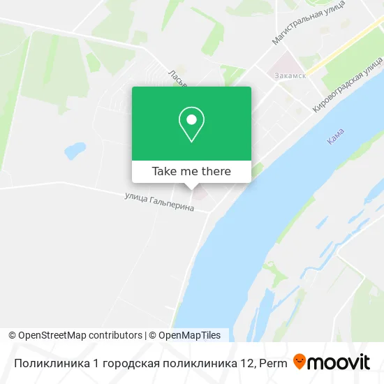 Поликлиника 1 городская поликлиника 12 map
