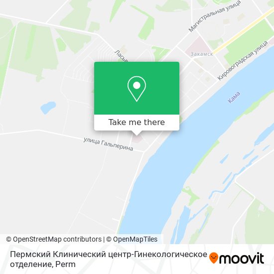 Пермский Клинический центр-Гинекологическое отделение map