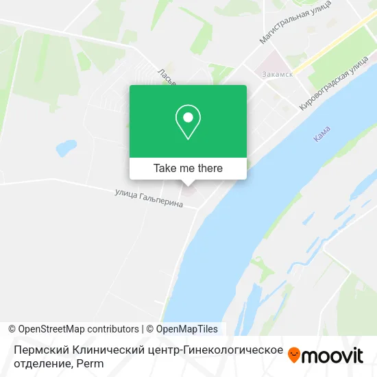 Пермский Клинический центр-Гинекологическое отделение map